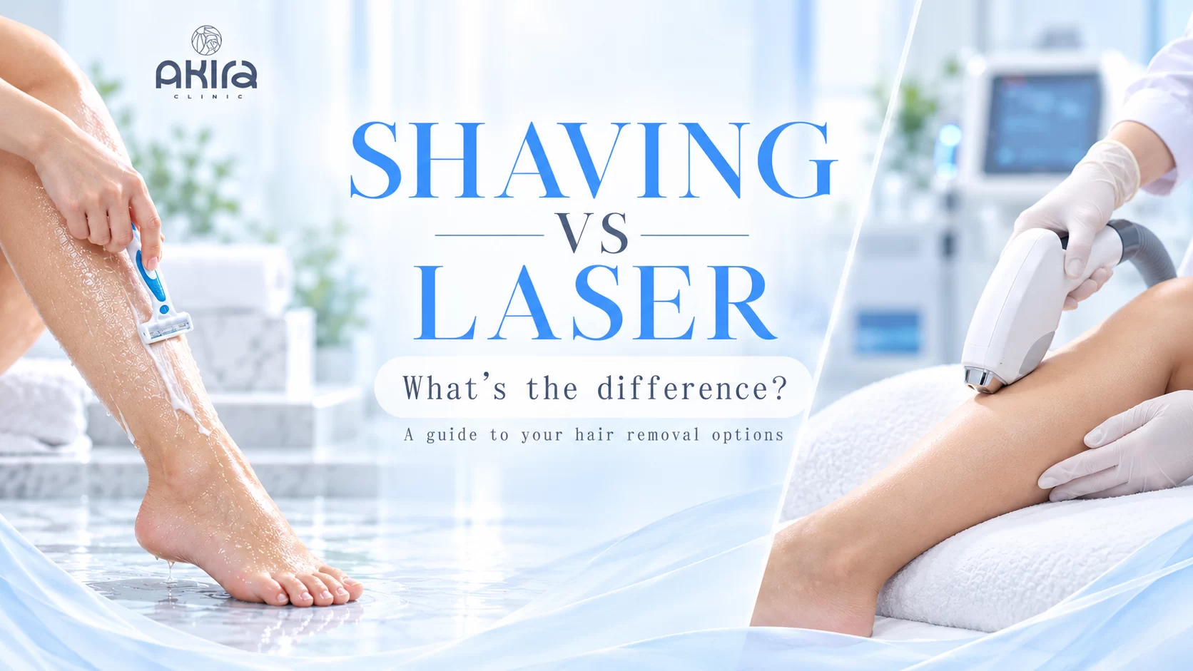 Shaving vs Laser Hair Removal