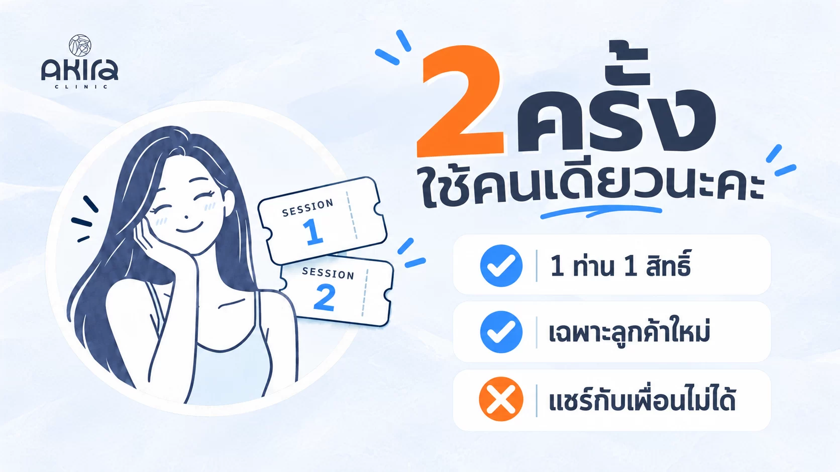 เงื่อนไขเลเซอร์ 990 บาท 1 ท่าน 1 สิทธิ์ แชร์กับเพื่อนไม่ได้