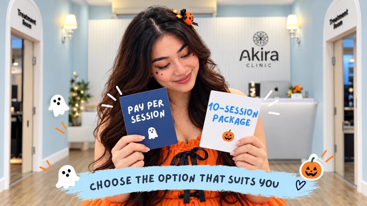 Full Leg laser payment options at Akira Clinic